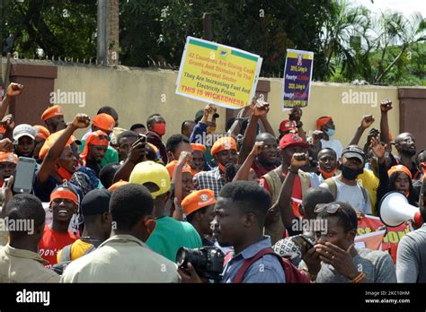 Members Of Revolution Now Stage A Protest In Lagos As Nigeria Marks Her