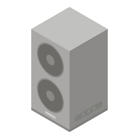 Sound Speaker Icon Isometric Style 15367164 Vector Art At Vecteezy