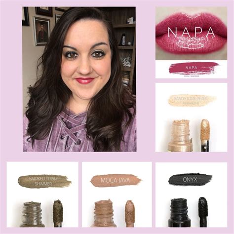 LipSense Napa ShadowSense Onyx SandstonePearlShimmer