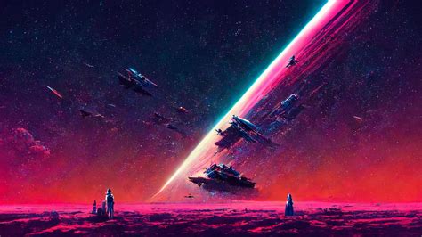 space, synthwave style : r/midjourney