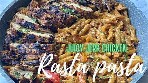 Rasta Pasta W Juicy Jerk Chicken Breast Plus Giving Food To People