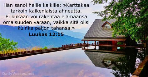 Luukas 12 15 Raamatun Jae DailyVerses Net