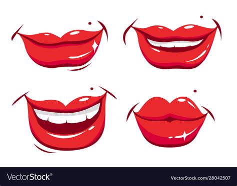 Female lips Royalty Free Vector Image - VectorStock