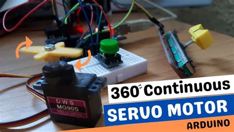 How To Control A 360 Continuous Servo Motor Using Arduino Visuino