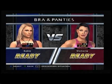 Wwe Smackdown Here Comes The Pain Bra Panties Match Strip Match