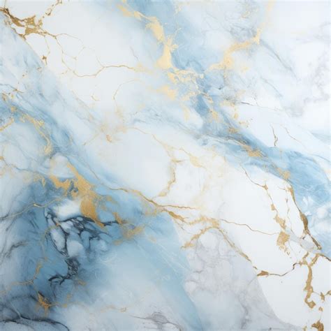 High Resolution Blue And Gold Marble Wall Background Installation