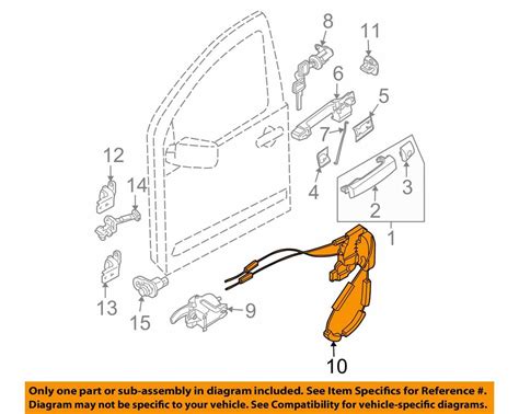 Visual Guide To 2004 Nissan Frontier Door Components