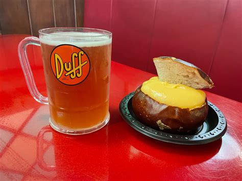 Review Dufftoberfest Beer And Pretzel Bowl With Cheese At Universal