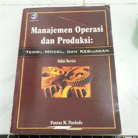 Jual MANAJEMEN OPERASI DAN PRODUKSI EDISI REVISI ORIGINAL Shopee