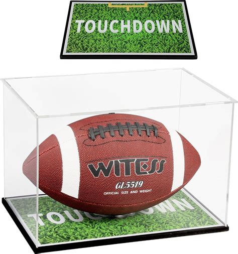 Amazon.com: Football Display Case Full Size, Clear Acrylic Box with ...