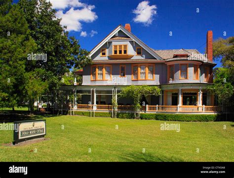 Indian Mound Historic District Jekyll Island Georgia Usa Stock