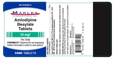 Amlodipine FDA Prescribing Information Side Effects And Uses