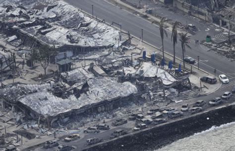 Wildfire Devastation In Lahaina Captured By Satellite