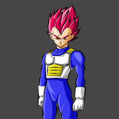 Vegeta Ssj God Color By Danteshinobi On Deviantart