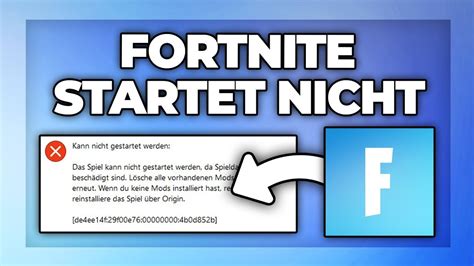 Fortnite Startet Ffnet Sich Nicht Probleml Sung Fehlerbehebung