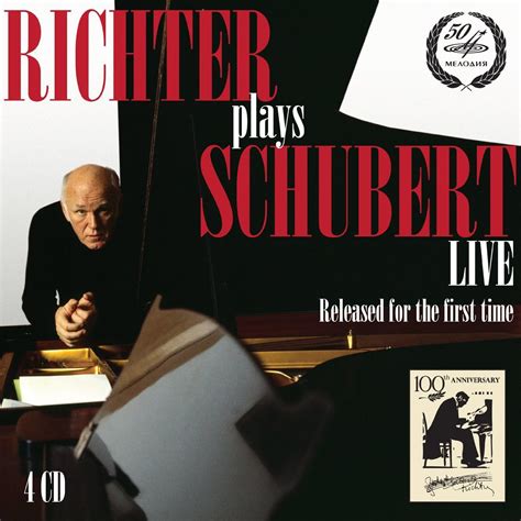 Schubert Richter Plays Live Sviatoslav Richter Melodiya MELCD