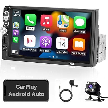 Autoradio Din Avce Carplay Android Auto Radio Hikity Pouces Cran