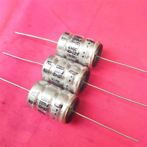 20PCS 2200uF 40V Rifa Long Life PEG 126 Class A Audio Capacitors EBay