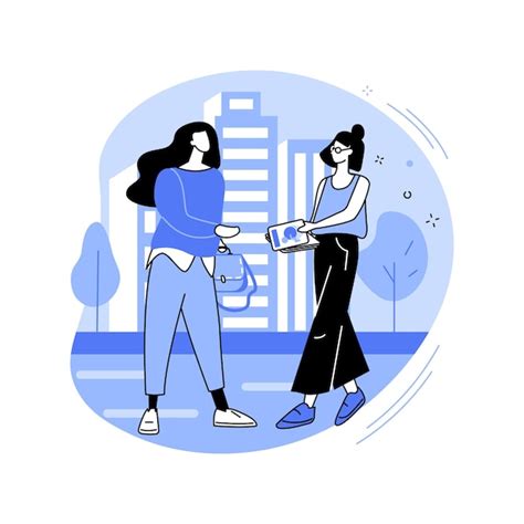 premium vector flyer distribution isolated cartoon vector illustrations