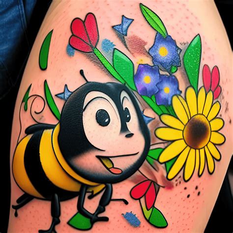 Honey Bee Tattoo