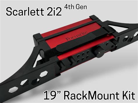 Focusrite Scarlett 2i2 4th Gen 19inch Rack Mount Kit PETG Etsy Australia