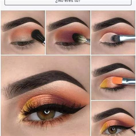 Maquillaje Naranja Y Cobre Makeup Tutorial Eyeshadow Eye Makeup