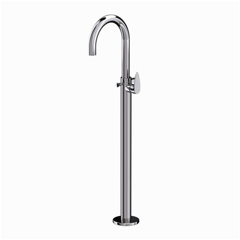 Black Chrome Floor Bath Mixer Vignette Prime Jaquar Global