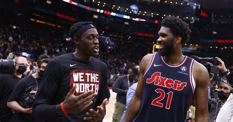 Raptors Pascal Siakam Endorses Ers Joel Embiid As Nba Mvp It