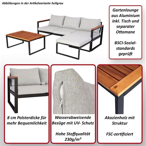 Garten Garnitur Hwc L B Gartenlounge Sitzgruppe Lounge Set Sofa