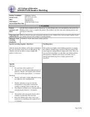 LessonPLanTemplate Docx GCU College Of Education LESSON PLAN Number