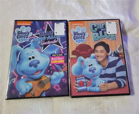 Blues Clues Bundle Caring With Blue And Blues Sing Along Dvd New Ebay