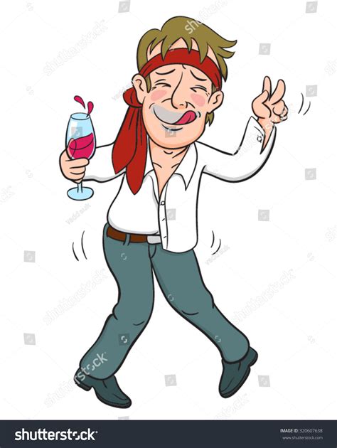 Vector Cartoon Drunk Businessman Drinking Alcohol Stock Vector 320607638 Shutterstock