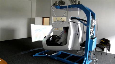 Motion Platform For Flight Simulator Gp One Youtube