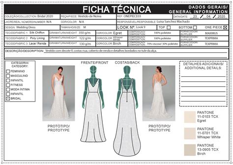 Ficha TÉcnica Vestido De Noiva 2020 En Behance