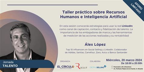 Taller Pr Ctico Sobre Rrhh E Inteligencia Artificial Con Lex L Pez