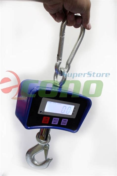 1100 LBS Digital Crane Scale Heavy Duty Industrial Hanging Scale Weight