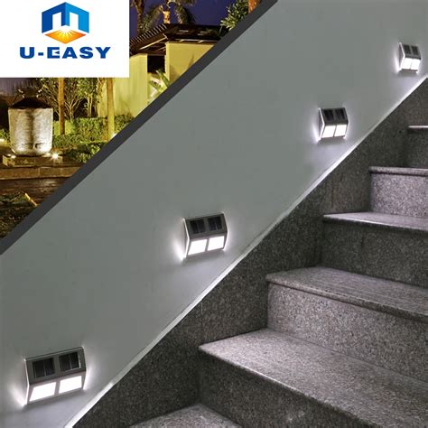 U EASY Escaleras Lámpara Led impermeable Al Aire Libre del Jardín