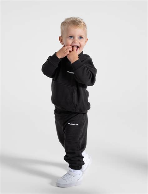 Kids Hoodie | Black | Pursue Fitness