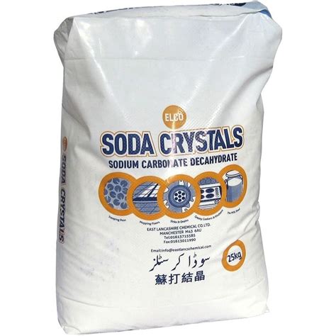 Unbranded Soda Carbonate Crystals 25KG BB089 25 At Zoro