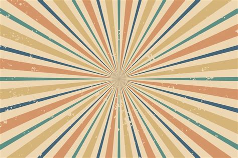 Premium Vector Abstract Vintage Retro Sunburst Background