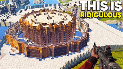 This GIGANTIC CHINA WALL COMPOUND Is INSANE Rust YouTube