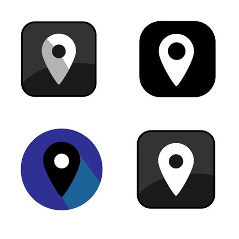 Premium Vector Colorful Vector Locations Icon Design