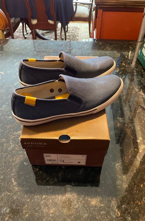 Sonoma Canvas Slip Ons For Men Mercari