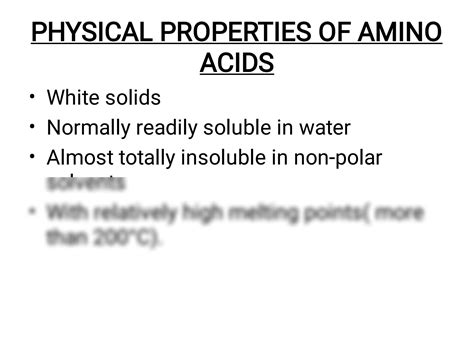 SOLUTION Amino Acid Lecture Studypool