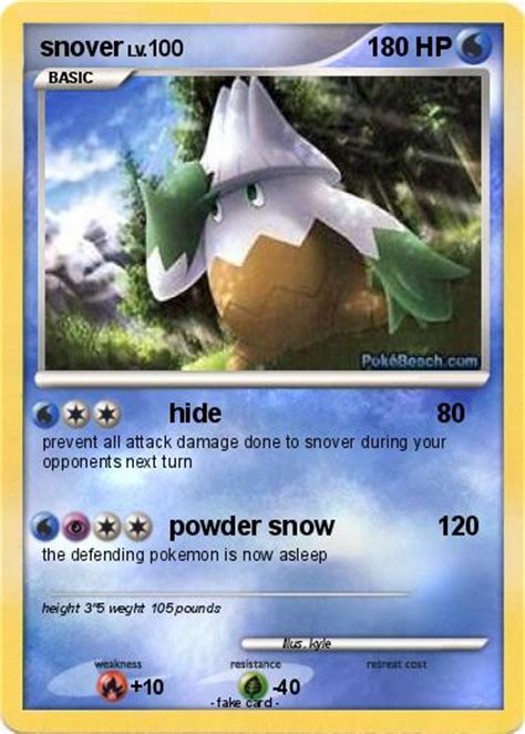 Pokémon snover 13 13 - hide - My Pokemon Card