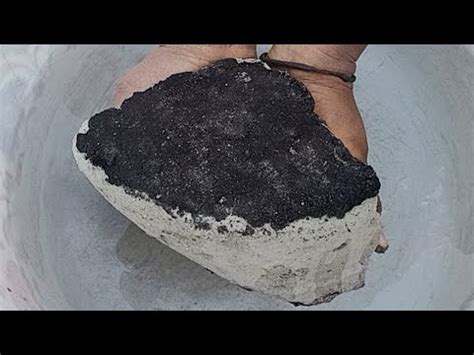 ASMR Very Soft Sand And Pure Cement MixedDipping Crumble Crunchy