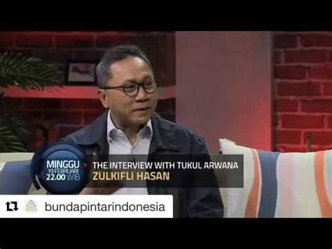 Promo The Interview With Tukul Arwana Bersama Zulkifli Hasan Youtube