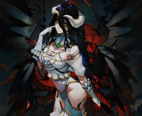 Albedo (Overlord) by OneHitz on DeviantArt