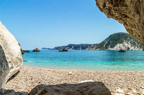 Agia Eleni Beach In Kefalonia Island Greece One Of The Most Beautiful