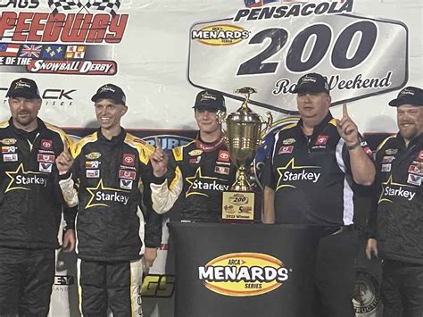 William Sawalich Leads Every Lap Wins Arca East Five Flags Race